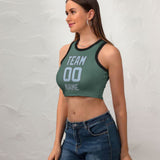 Custom Blue Green Light Blue Sleeveless Tank Top