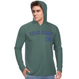 Custom Blue Green Sky Blue UV-Hoodie