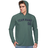 Custom Blue Green Blue UV-Hoodie