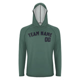 Custom Blue Green Navy UV-Hoodie