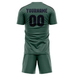 Custom Blue Green Navy Soccer Jersey