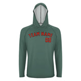 Custom Blue Green Orange Red UV-Hoodie