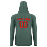 Custom Blue Green Orange Red UV-Hoodie