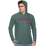 Custom Blue Green Pink UV-Hoodie