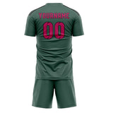 Custom Blue Green Pink Soccer Jersey