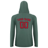 Custom Blue Green Red UV-Hoodie