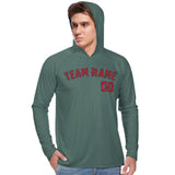 Custom Blue Green Red UV-Hoodie