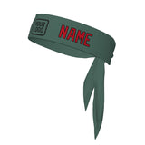 Custom Blue Green Red Headband