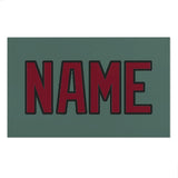 Custom Blue Green Crimson Red Beach Towel