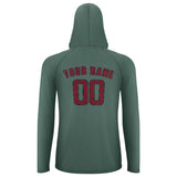 Custom Blue Green Crimson Red UV-Hoodie