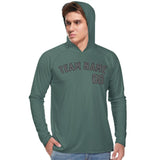 Custom Blue Green Dark Grey UV-Hoodie