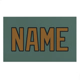 Custom Blue Green Khaki Beach Towel