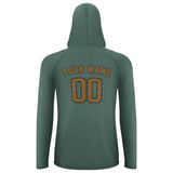 Custom Blue Green Khaki UV-Hoodie