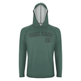 Custom Blue Green Blue Green UV-Hoodie