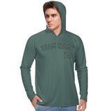Custom Blue Green Blue Green UV-Hoodie