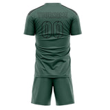 Custom Blue Green Blue Green Soccer Jersey