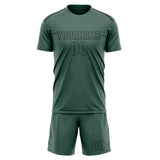 Custom Blue Green Blue Green Soccer Jersey