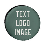 Custom Blue Green White Truck Tires