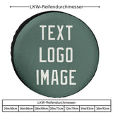 Custom Blue Green White Truck Tires
