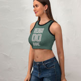Custom Blue Green Gray Sleeveless Tank Top