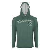 Custom Blue Green Green UV-Hoodie