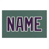 Custom Blue Green Purple Beach Towel