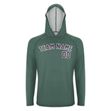 Custom Blue Green Purple UV-Hoodie