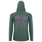Custom Blue Green Purple UV-Hoodie