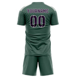 Custom Blue Green Purple Soccer Jersey