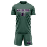 Custom Blue Green Purple Soccer Jersey