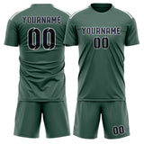 Custom Blue Green Navy Soccer Jersey