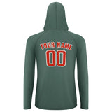 Custom Blue Green Orange Red UV-Hoodie