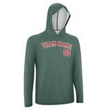 Custom Blue Green Red UV-Hoodie