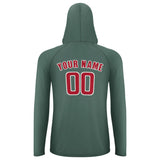 Custom Blue Green Red UV-Hoodie