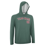 Custom Blue Green Crimson Red UV-Hoodie