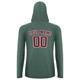Custom Blue Green Crimson Red UV-Hoodie