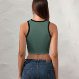 Custom Blue Green Black Sleeveless Tank Top