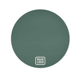 Custom Blue Green White Round Table Cloth