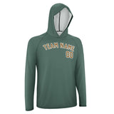 Custom Blue Green Khaki UV-Hoodie
