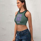 Custom Blue Green Light Purple Sleeveless Tank Top