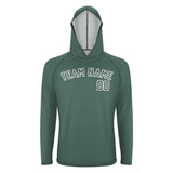Custom Blue Green Blue Green UV-Hoodie