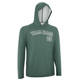 Custom Blue Green Blue Green UV-Hoodie
