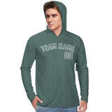 Custom Blue Green Blue Green UV-Hoodie
