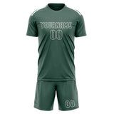 Custom Blue Green Blue Green Soccer Jersey