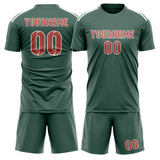 Custom Blue Green Copper Rose Soccer Jersey