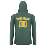 Custom Blue Green Gold UV-Hoodie
