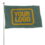 Custom Blue Green Yellow Flag
