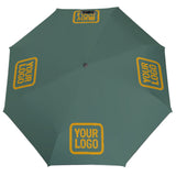 Custom Blue Green Yellow Automatic Umbrella
