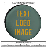 Custom Blue Green Yellow Truck Tires