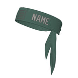 Custom Blue Green Gray Headband
